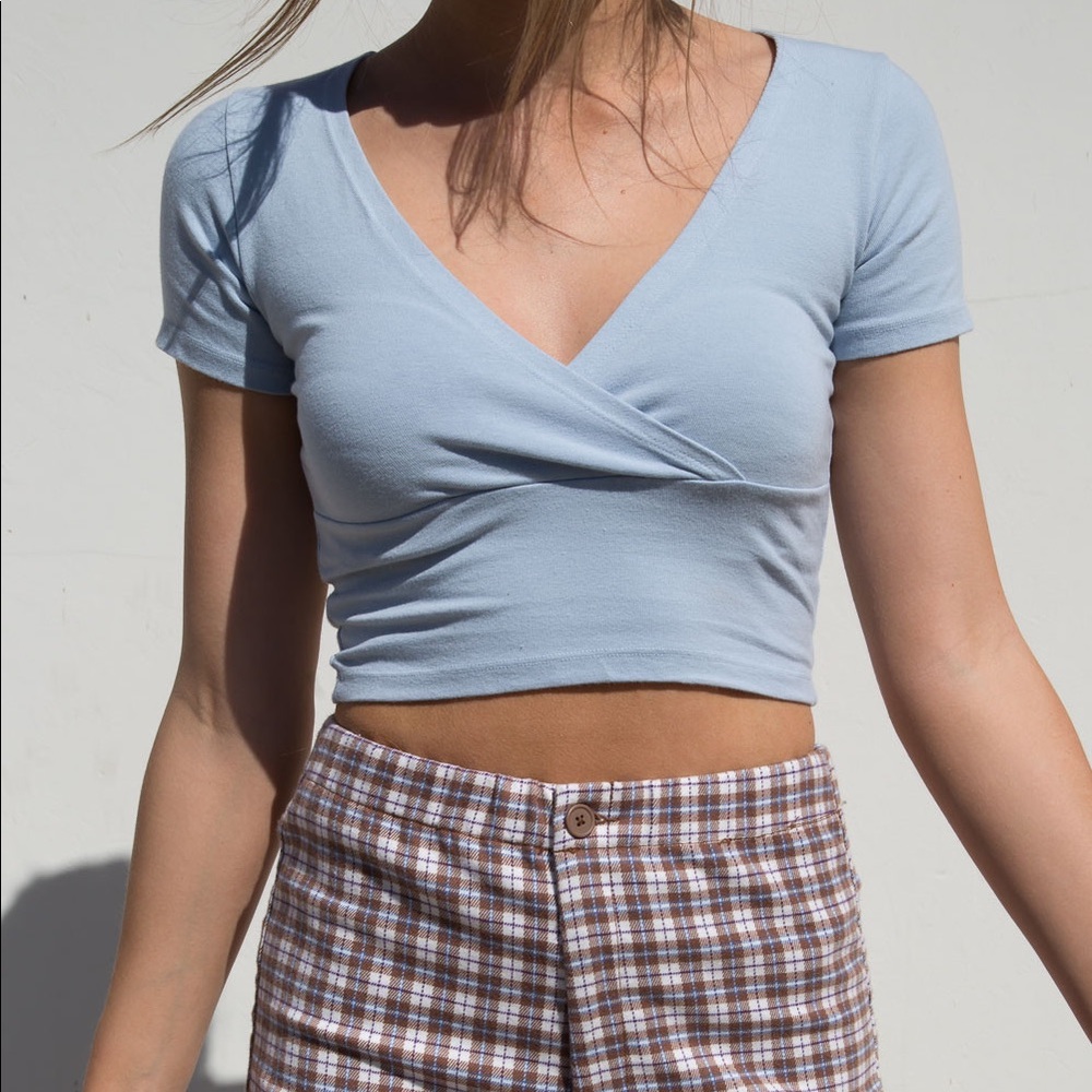 Brandy Melville Blue Amara Top